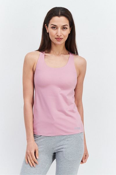 SKECHERS Women Sportswear Fit Sleeveless Yoga Top, Mauve