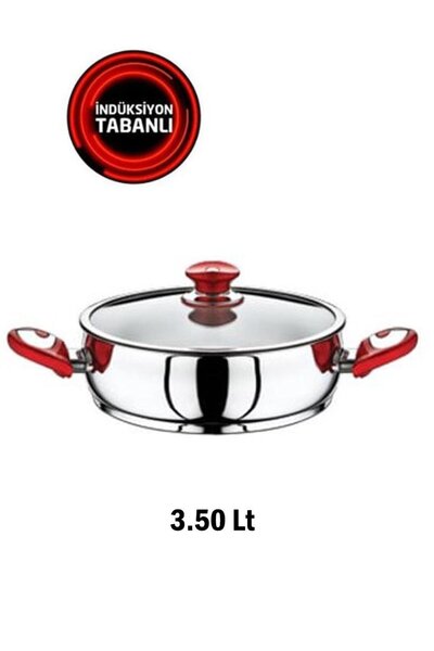 SAFINOX Bella 24x8 Cm Indiksiyon Karnıyarık Tencere 3.5 Lt