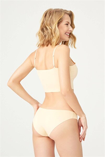 Cottonhill Basic İz Yapmayan Lazer Kesim Kadın Bikini Külot 3'lü Paket - 4