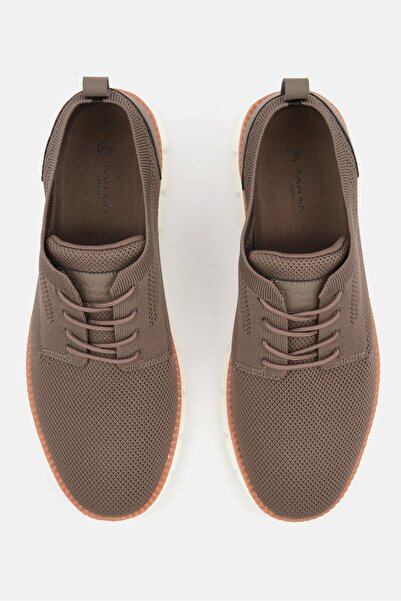 Tahari Men Lace Up Casual Shoes, Khaki