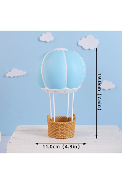 Choice16 زينة كعكة على شكل بالون أزرق، زينة كعكة على شكل دب وردي، أزرق، أخضر،...