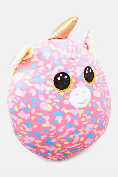 CUDDLES 16 Inch Unicorn Plush Toy, Pink Combo