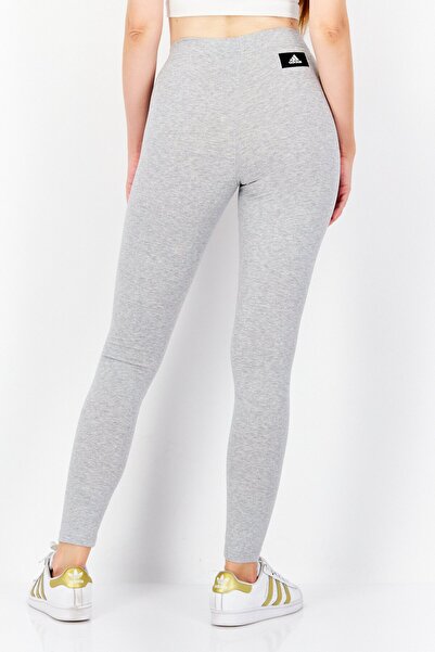 adidas بنطال رياضي ضيق للتدريب للنساء، رمادي فاتح