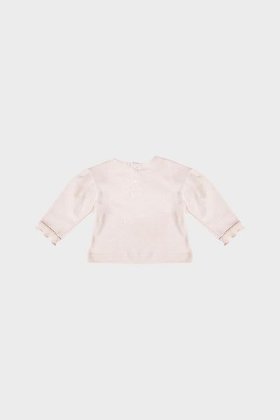 Layette Bg Store Baby Girl Pink Sweatshirt 22Fw0Lt7410