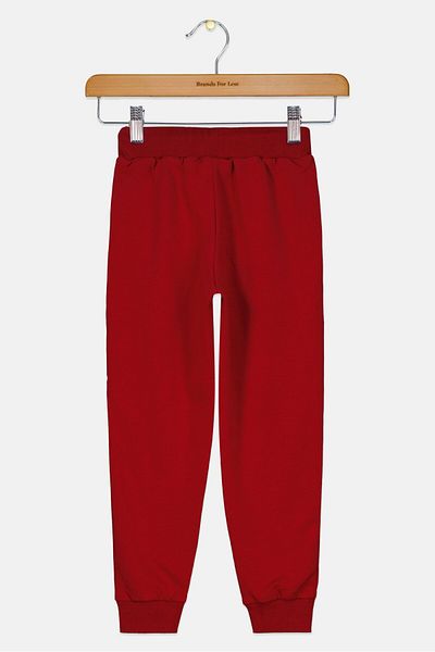 Fila Toddlers Girl Brand Logo Jogger Pant, Burgundy