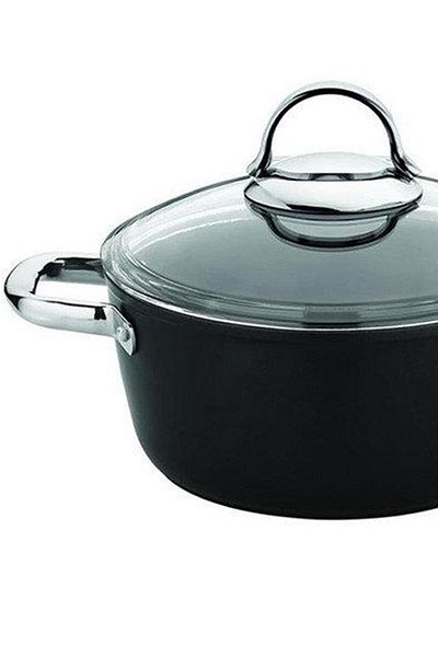 SAFLON Titanium Coated Deep Pot 28 Cm 7 Lt