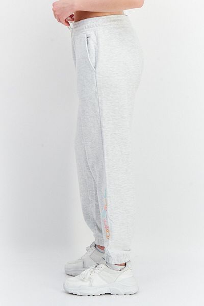 O'Neill Women Solid Sweatpants, Light Grey