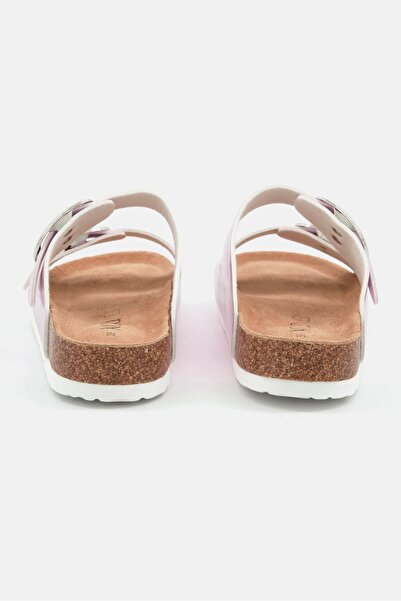 XOXO Womn Slip On Cork Slide, Pink
