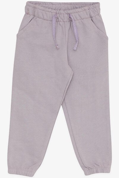Breeze 1-4 Years Old Girl - Light Lilac Pocket and Elastic Waist Bottom Laces