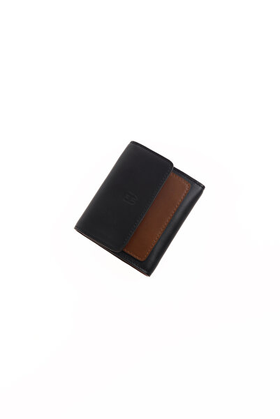 HELMBROOK محفظة نسائية كبيرة بسحاب من الجلد الطبيعي باللون الأسود من Eleanor مصنوعة يدويًا ومحمية بموجات الراديو