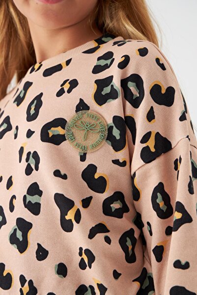 Tyess Bg Store Girl's Patterned Sweatshirt 22Fw0Tj4432