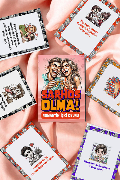 hediyemen Romantik Sarhoş Olma İçki Kutu Oyunu - Sevgililere Özel Parti ve Sh...