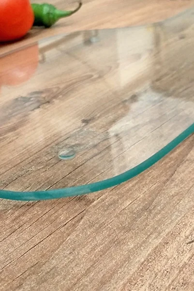 CONCEPT CAM Hanging Glass Cutting Board, Decorative Glass Cutting Board, 20 cm X 35.5 Cm, (5 mm Glass Thickness)