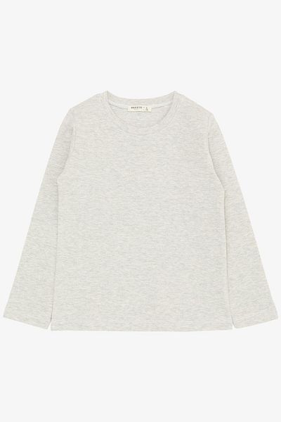 Breeze Μακρυμάνικο μπλουζάκι Boy's Beige Melange - 4-8 ετών