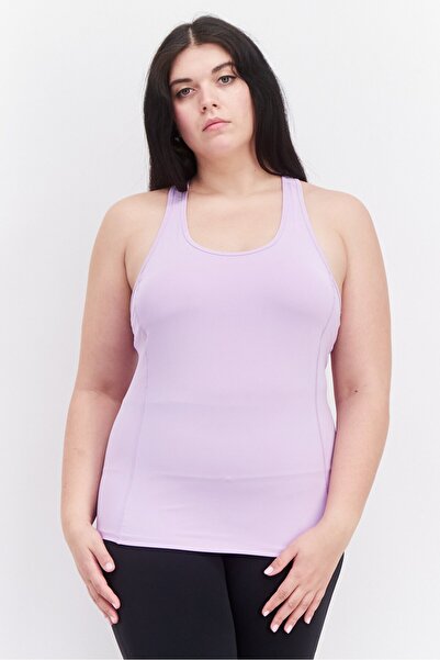 SKECHERS Women Sportswear Fit Sleeveless Training Top, Purple