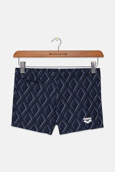 ARENA Men Drawstring Brand Logo Board Shorts, Multicolor