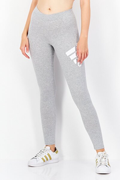 adidas بنطال رياضي ضيق للتدريب للنساء، رمادي فاتح