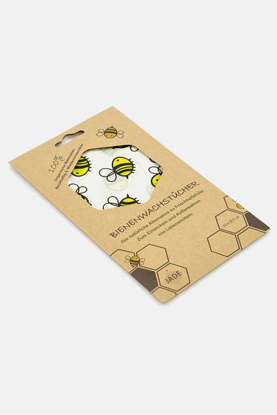 JADE Beeswax Wrap 33 X 35,5 Cm, White Combo