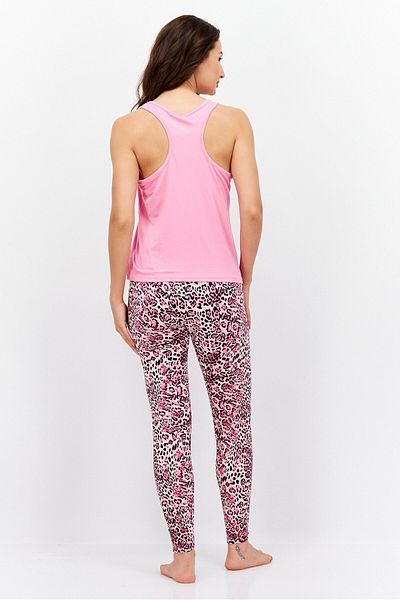 Bcbgeneration Women 2 Pcs Graphic Print Pyjamas Set, Pink