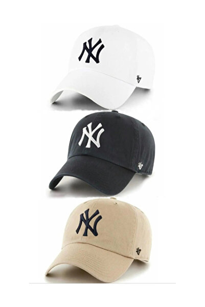 white stars Унісекс спортивна шапка з нейлону - набір з 3 штук, застібка-липучка ззаду, регульована