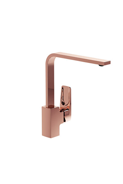 VitrA Artema Root Square A4275329 Eviye Bataryası, Soft Bakır