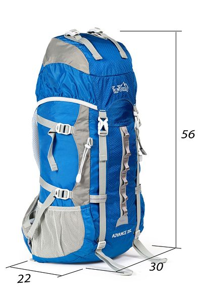 Necati Çanta Σακίδιο πλάτης 35 λίτρων Blue Professional Mountaineer