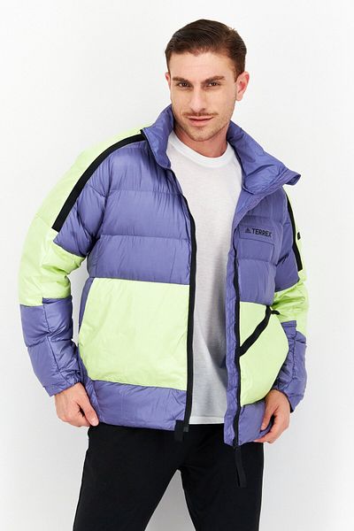 adidas Men Sportswear Fit Long Sleeve Outdoor Jacket, Light Purple