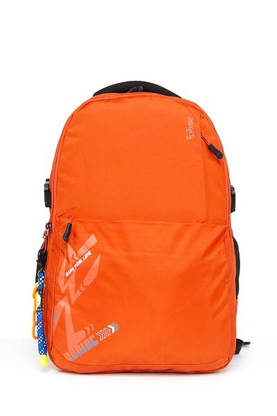 Necati Çanta 15.6 Inch Laptop Compatible - Waterproof Orange School Bag