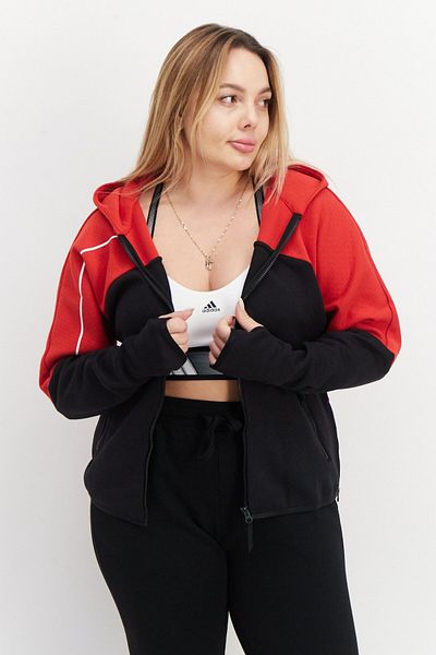 adidas Women Sportswear Fit Brand Logo Training Jackets, Black