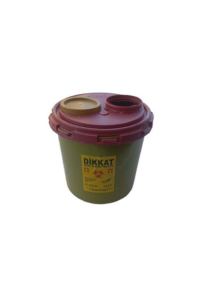 ASTERA Cutter and Piercing Infected Medical Waste Trash Can - Medical Waste Trash Can 1.3 Liters 5 Pcs