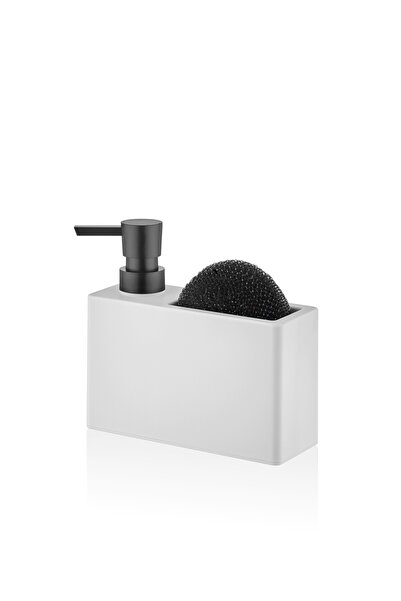 The Mia Plain Liquid Soap Dispenser White