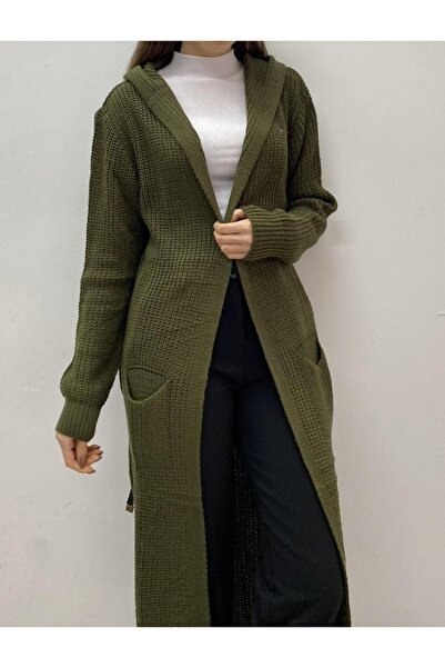 onno style woman TRICOARE SPORTIVE CARDIGAN LUNG CU GLUGĂ