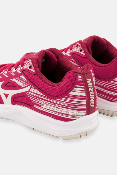 MIZUNO Kids Girl Stealth Star Training Shoes, Red