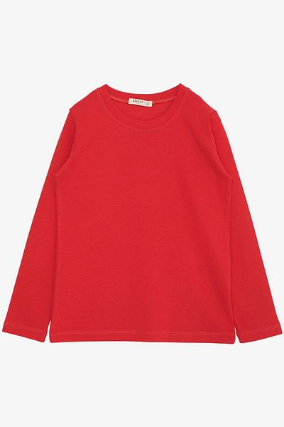 Breeze Coral Colored Long Sleeve T-Shirt for 9-14 Years Old Boys
