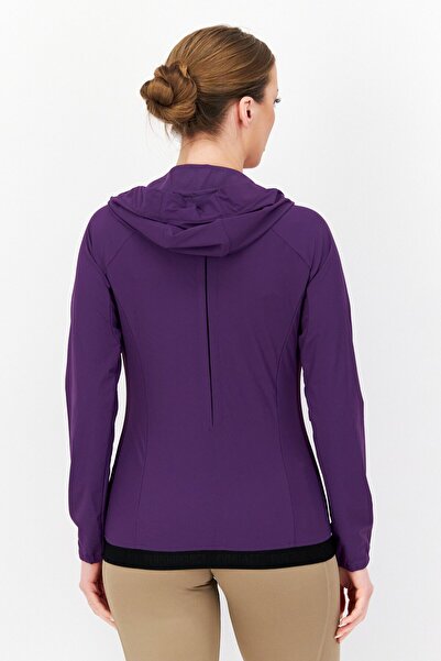EVERLAST Women Sportswear Fit Brand Logo Training Jacket, Purple