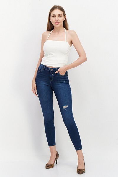 DOROTHY PERKINS Women Skinny Fit Dark Stretchable Denim, Indigo