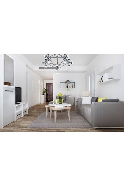 Saray Halı Moderner Kelim, pfotenfreundlich, Baumwollfaden, Massandra Ms02a
