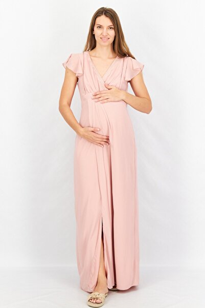 Tfnc Maternity Textured Maxi Dress, Pink