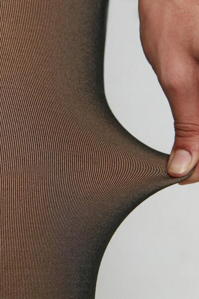 C&City İnce Görünümlü Termal Külotlu Çorap 9099 Siyah