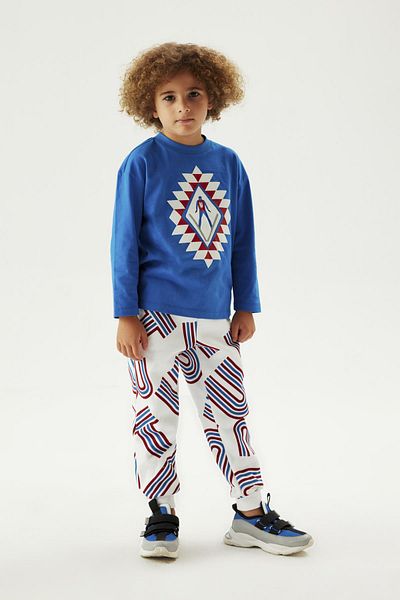 Nebbati Bg Store Saks-T-Shirt für Jungen 23fw0nb3522