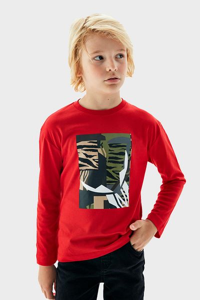 Nebbati Bg Store Boy's Red T-Shirt 23Pfwnb3511