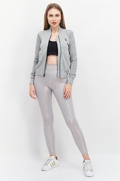 Converse Women Sportswear Fit Full Zip Training Sweatshirt, Grey