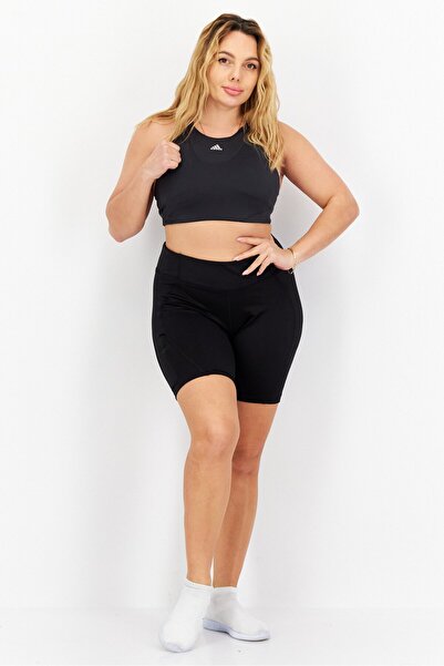 adidas Women Padded Training Sports Bra, Dark Grey