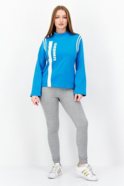 UMBRO Women Sportswear Fit Long Sleeve Training T-Shirt, Blue