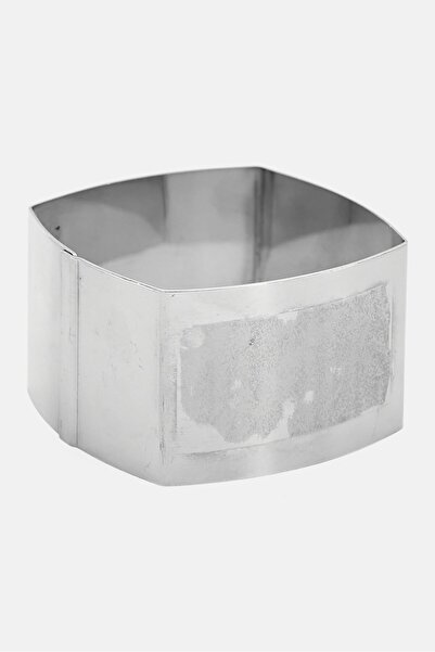 iBiLi Square Pastry Cake Ring, Silver