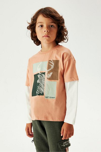 Nebbati Bg Store Boy Tile T-Shirt 23Fw0Nb3513