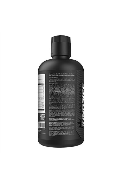 Kingsize Nutrition Thermo Carnitine 1000 mL - Yeşil Elma