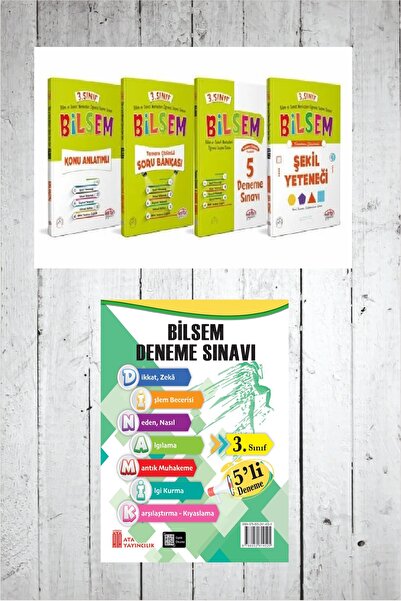 Editör Yayınevi Editör 3.Sınıf Bilsem Hazırlık Kitapları Seti