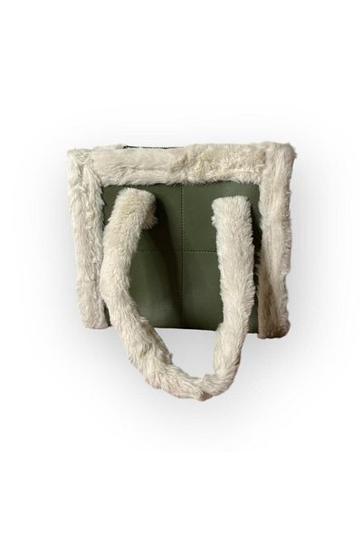 ÇANTA Women's Fur Patterned Handbag