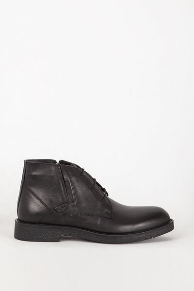 Dericlub Ανδρικά Casual Classic Boots - Real Leather, BR 07116, ΜΑΥΡΟ